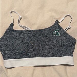 Women's Heather Gray Sports Bra